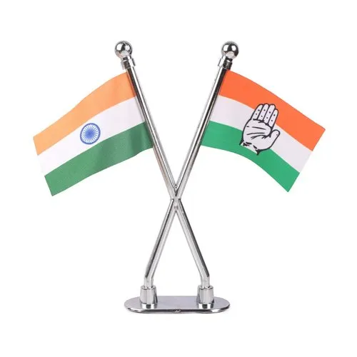 Party Flags and Brass Stands